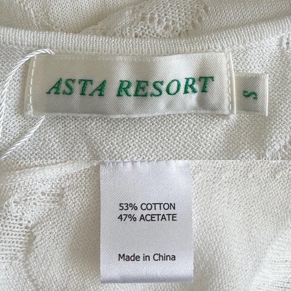NWT Asta Resort Rafaella Dress - Venetian White - Picture 11 of 14